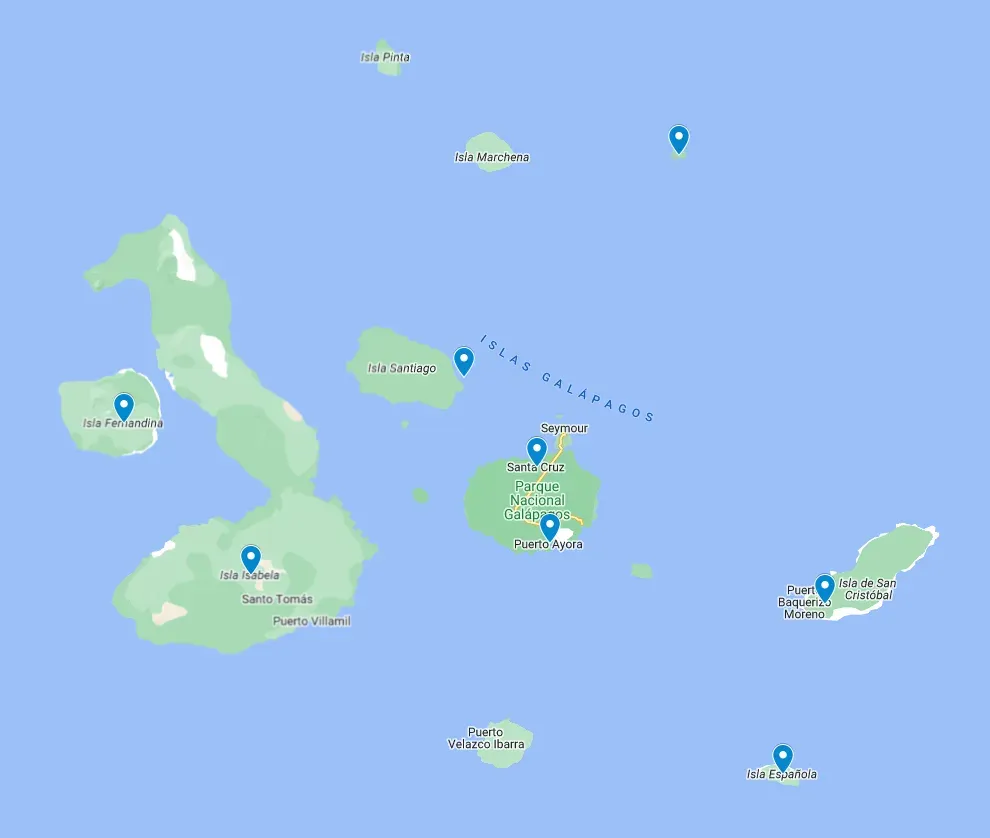 Las 8 mejores islas para visitar en Galápagos (con Mapa)
